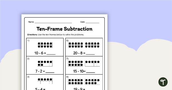 Ten Frames To 20 Worksheets - Infoupdate.org