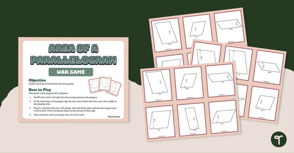 Go to Area of a Parallelogram – War Game teaching resource