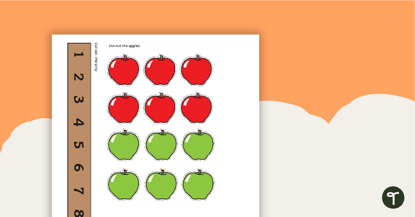 Apple Tree Addition and Subtraction Mat teaching resource