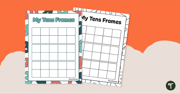 Numbers to 30 - Printable Tens Frames teaching resource