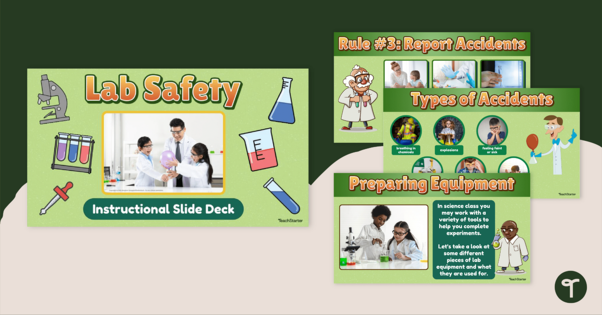 Lab Safety Teaching Slides teaching resource
