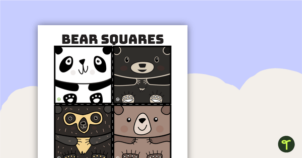 Bear Squares teaching resource