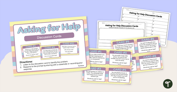 Go to Asking for Help Discussion Cards teaching resource