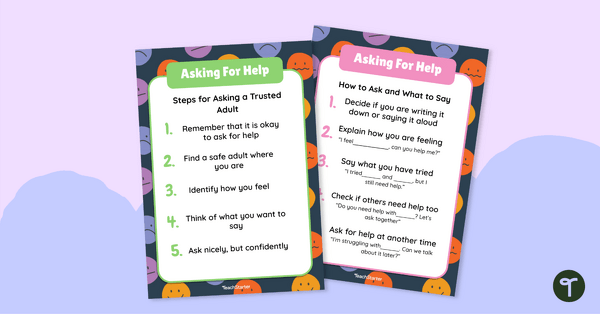 Go to How to Ask for Help Poster Set teaching resource