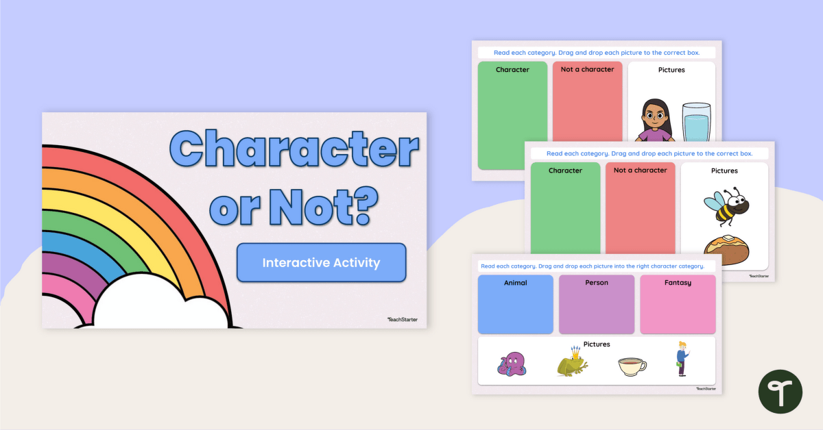 Character or Not? - Interactive Activity teaching resource