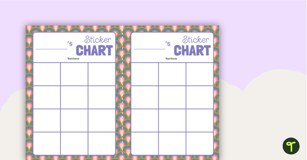 Go to Sticker Chart – Rainbow Theme teaching resource