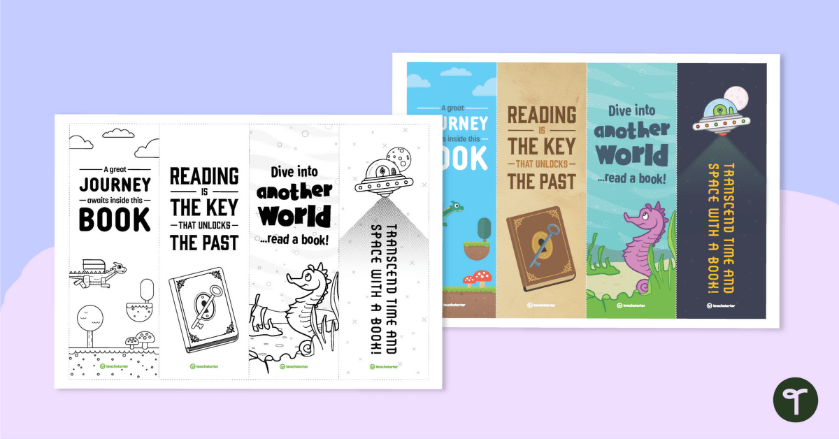 Adventure Bookmarks teaching resource