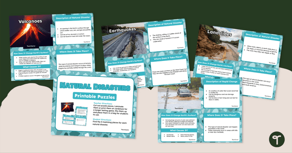 Go to Natural Disasters – Printable Puzzles for 3rd Grade teaching resource