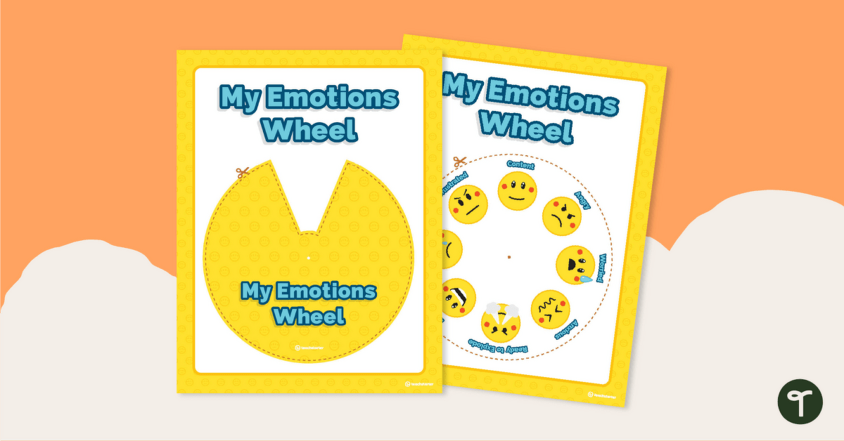 My Emotions Wheel teaching resource