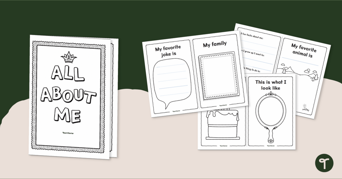 All About Me Journal – Lower Grades teaching resource