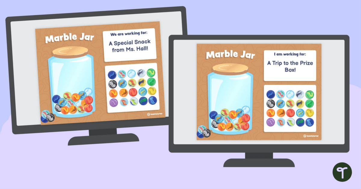 Digital Reward Chart – Marble Jar teaching resource