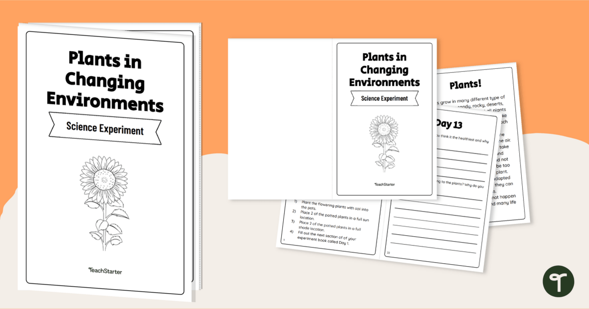 How Does the Environment Affect Plants? Science Experiment teaching resource