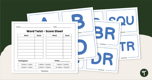 Go to Word Twist – Word Building Game teaching resource