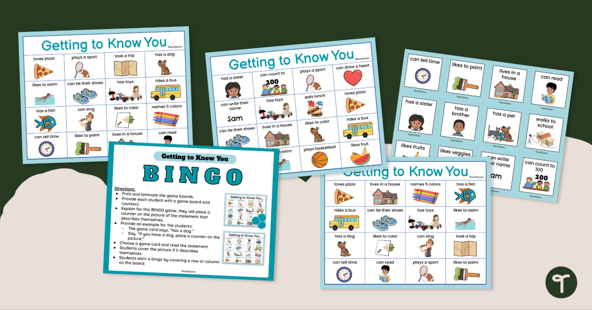 Getting to Know You – Back to School Bingo teaching resource