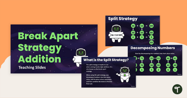 Go to Break Apart Strategy Interactive PowerPoint teaching resource