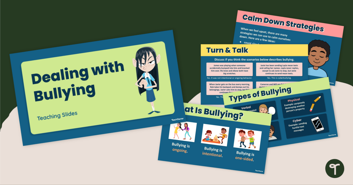Dealing with Bullying Teaching Slides teaching resource