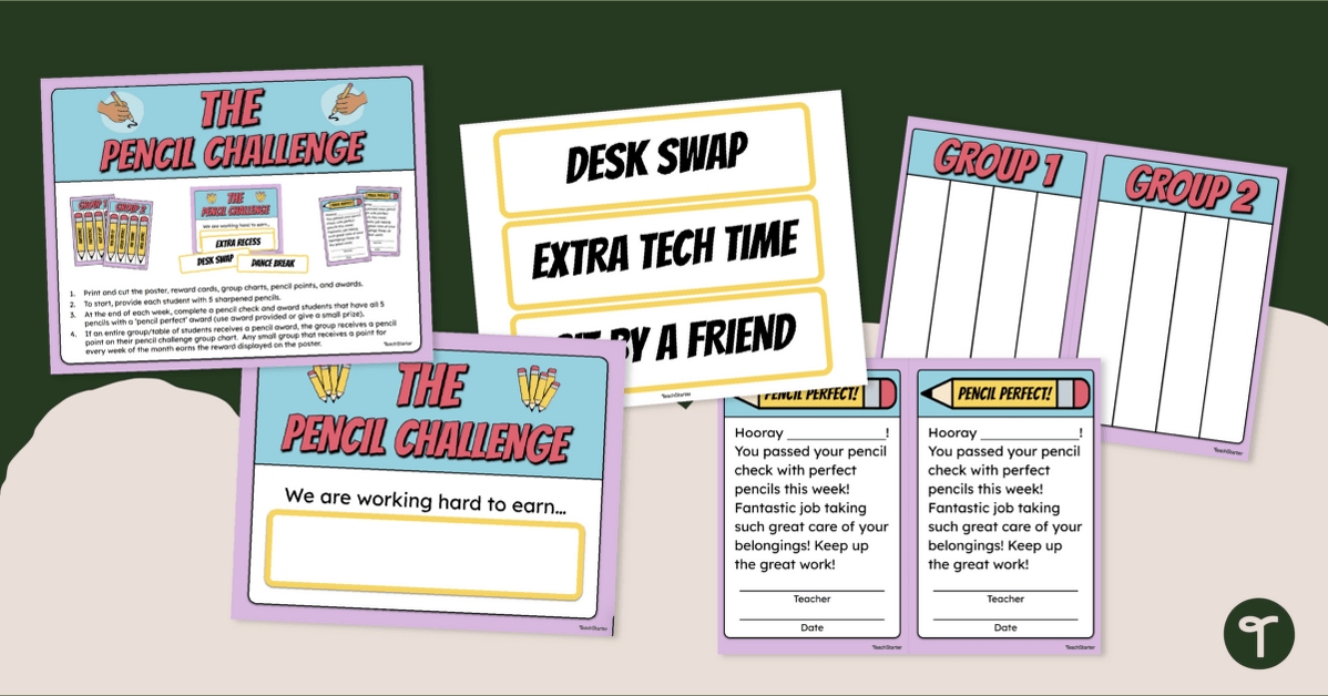 Pencil Management System - Challenge teaching resource