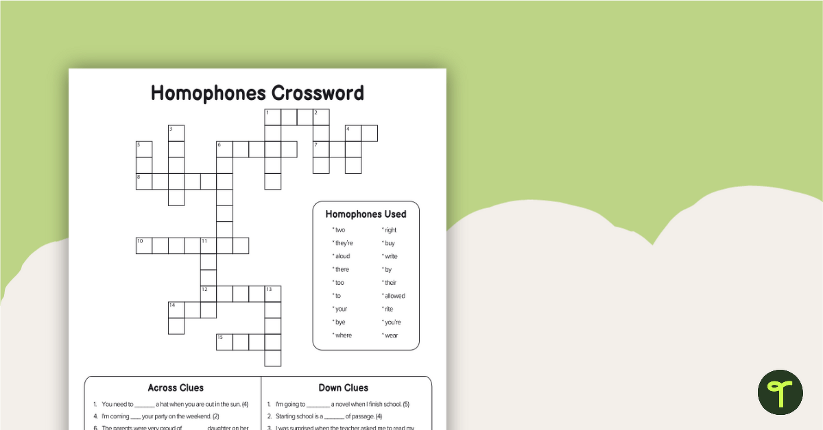 7th Grade Vocabulary Crossword Puzzles