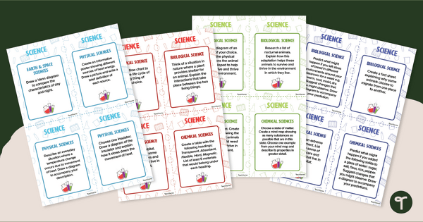 Go to Fast Finisher Science Task Cards teaching resource