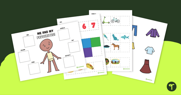 Go to Me and My Favourites Template teaching resource