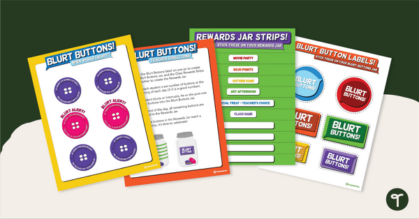 Go to Blurt Buttons - Classroom Management Strategy teaching resource