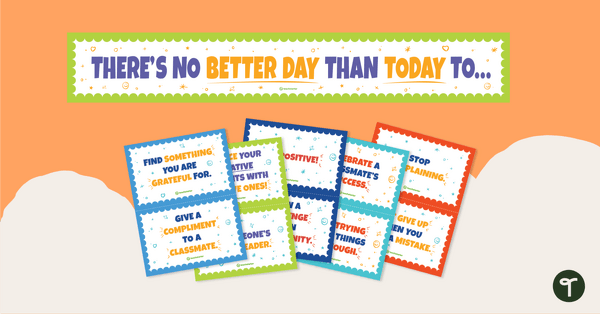 Go to There's No Better Day... Display teaching resource