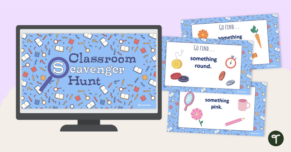 Go to Classroom Scavenger Hunt – PowerPoint Presentation teaching resource