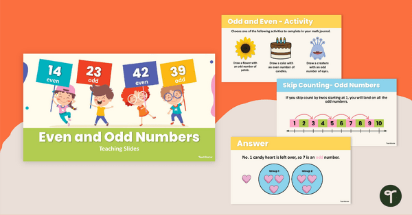 Go to Odd and Even Numbers PowerPoint teaching resource