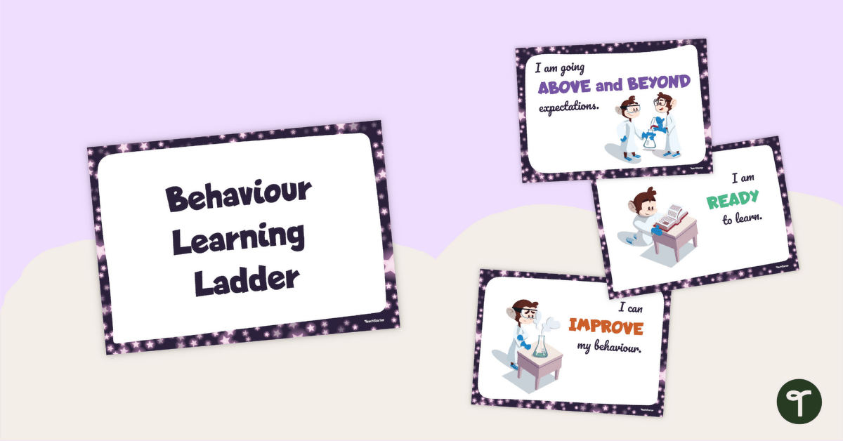 Behaviour Learning Ladder - Vertical Chart teaching resource