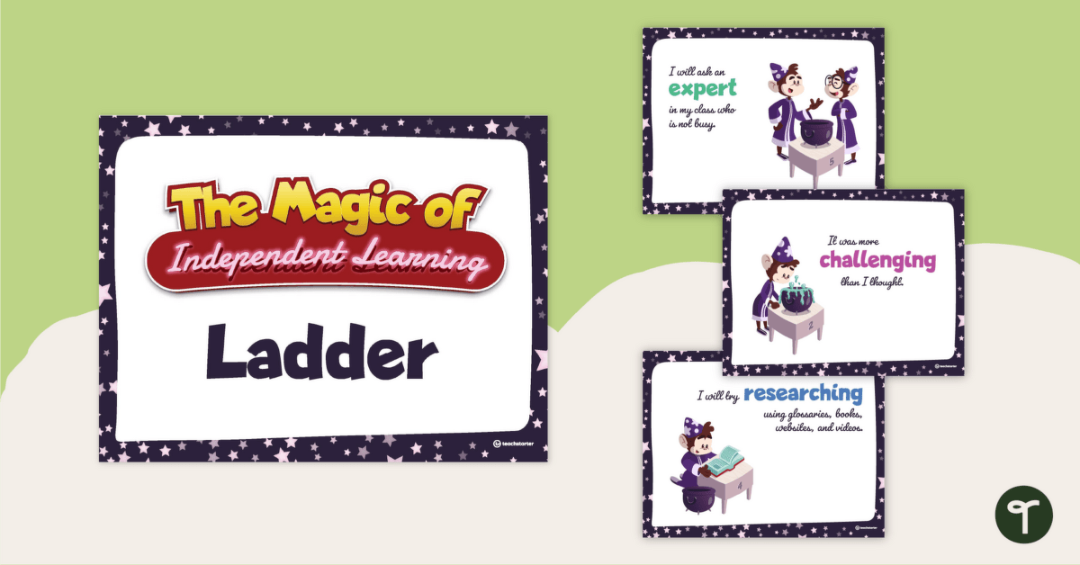 The Magic of Independent Learning – Vertical Chart teaching resource