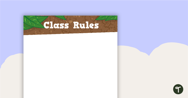 Minibeasts - Class Rules teaching resource