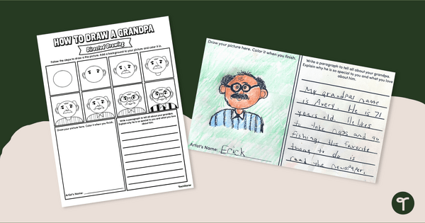 Go to How to Draw a Grandpa - Directed Drawing teaching resource