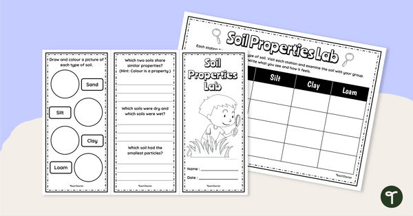 Go to Soil Properties Lab – Brochure Template teaching resource