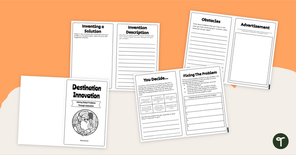 Go to Solving Global Problems - Design an Invention Workbook teaching resource