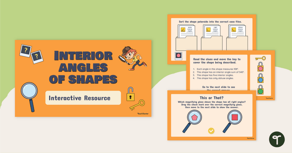 Go to Interior Angles of Shapes Interactive Game teaching resource