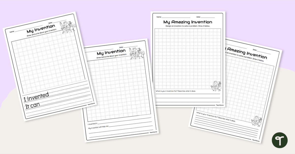 My Amazing Invention - Planning Templates teaching resource