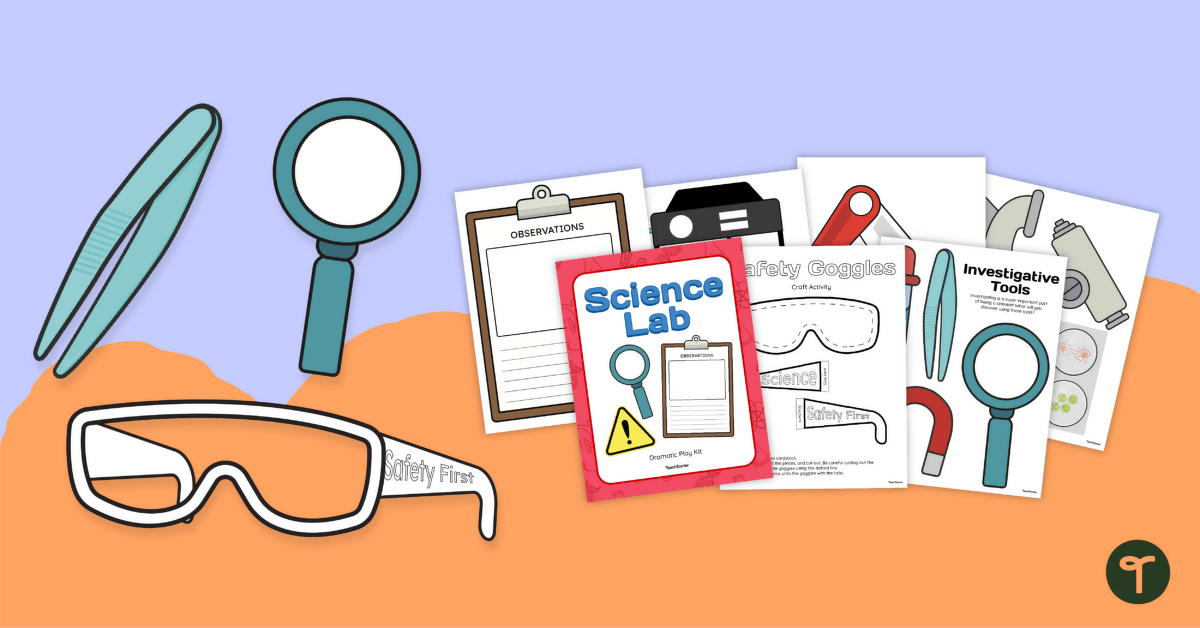 Science Lab Dramatic Play Kit teaching resource