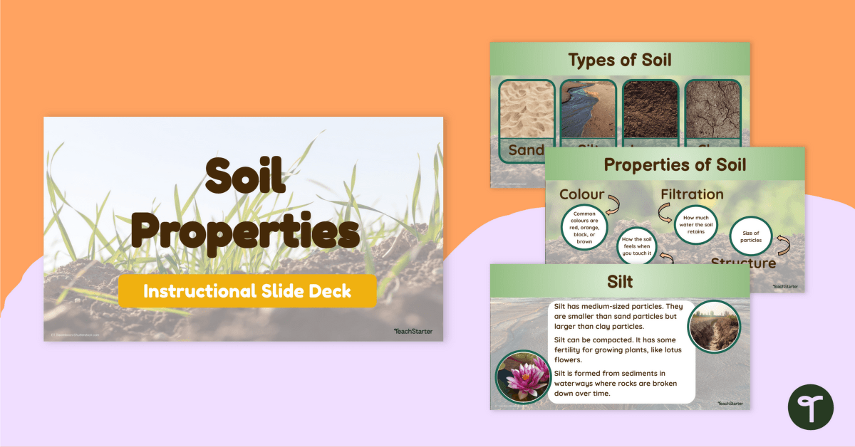 Properties of Soil Teaching Slides teaching resource