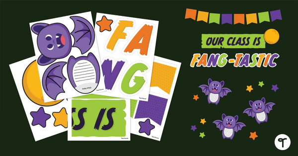 Go to Fang-Tastic Halloween Door Decor Kit teaching resource