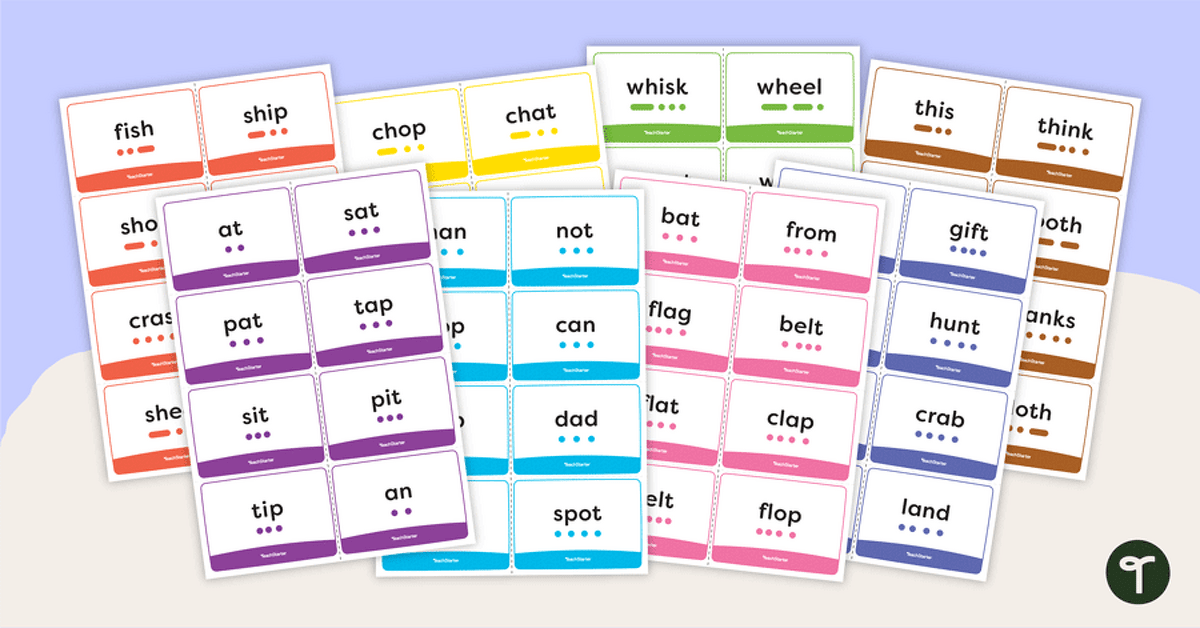 Sound Button Flashcards – Set 1 | Teach Starter