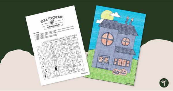Go to Roll to Create a Haunted House Halloween Activity teaching resource