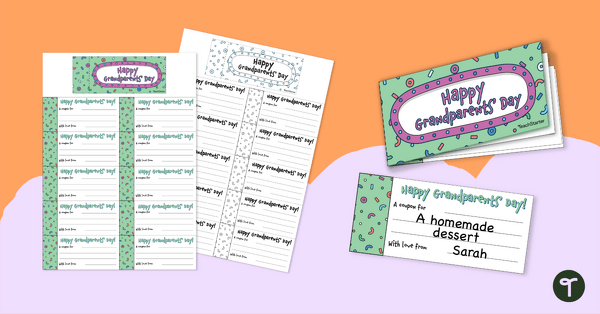 Go to Grandparents' Day Printable Gift Vouchers teaching resource