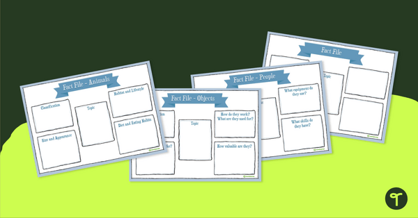 Image of Informative Text Writing Graphic Organiser Pack