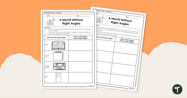 Go to A World Without Right Angles – Worksheet teaching resource