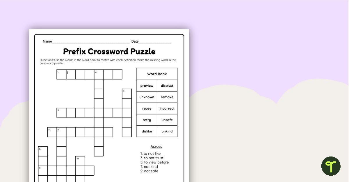 Classic games, Free Crossword Puzzle Worksheets