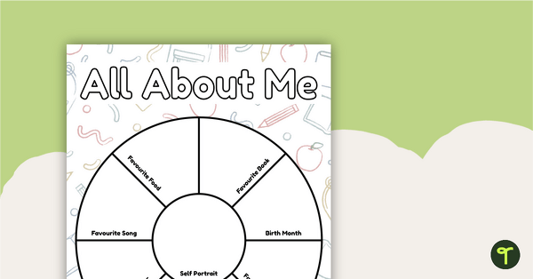 Go to Back to School – About Me Worksheet teaching resource