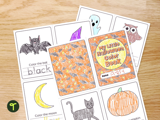 My Little Halloween Color Book teaching resource