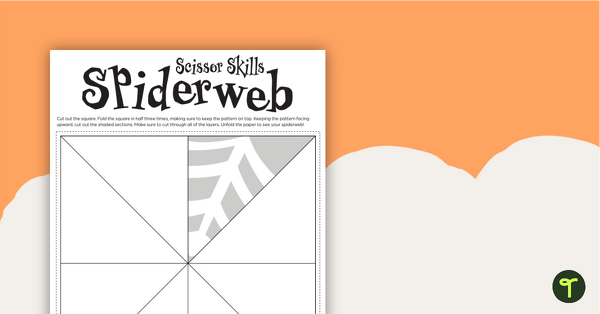 Go to Paper Spiderweb Template teaching resource