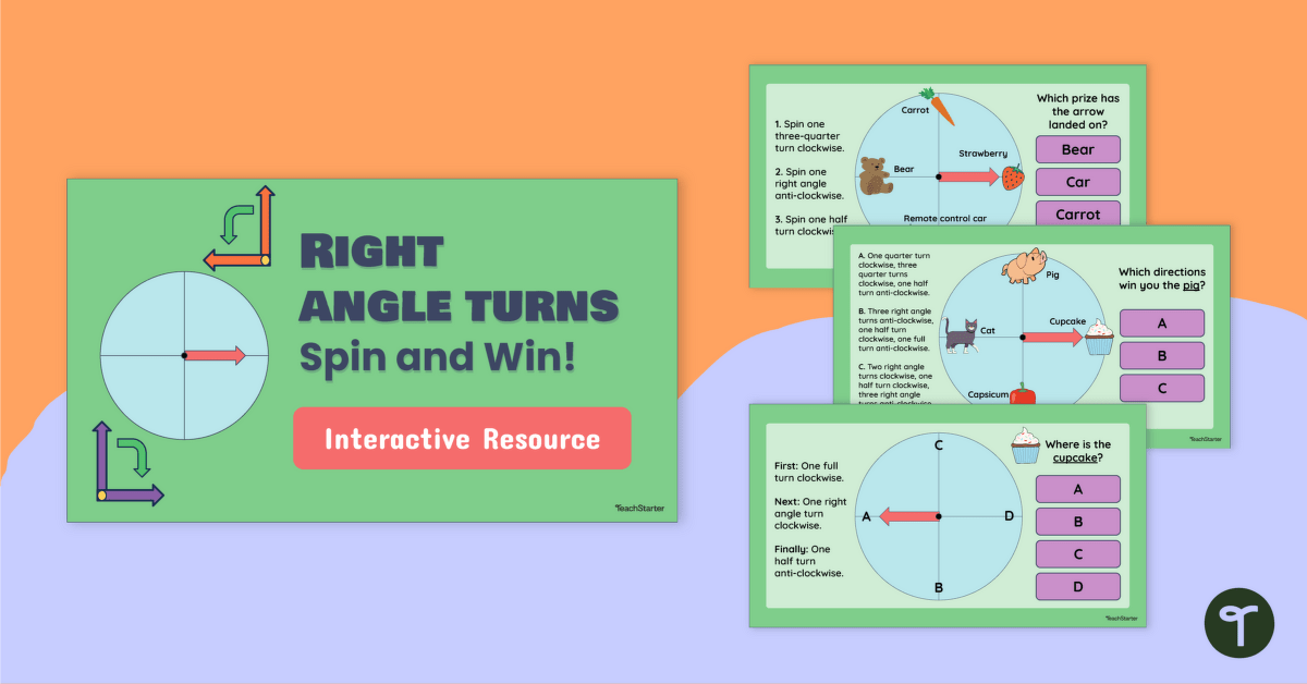 Right Angle Turns: Spin and Win! – Interactive Game teaching resource