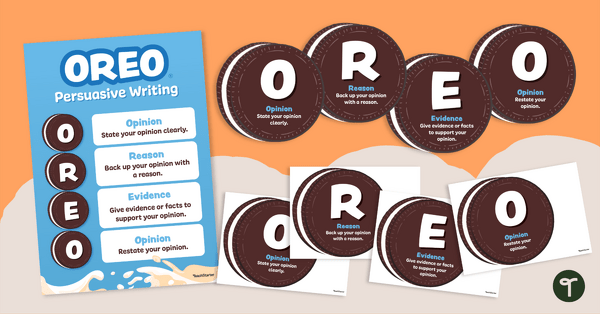 Go to OREO® Persuasive Writing Posters teaching resource